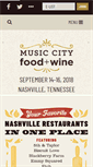 Mobile Screenshot of musiccityfoodandwinefestival.com